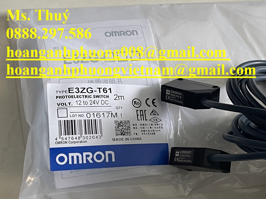 E3ZG-T61 2M - Cảm biến quang Omron - Hoàng Anh Phương